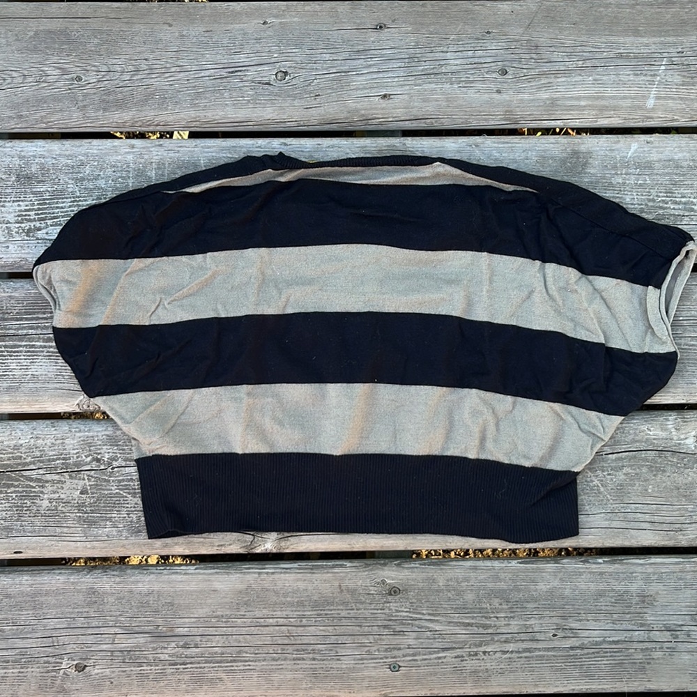 Comfy Striped Sweater Shirt - Picture 3 of 3
